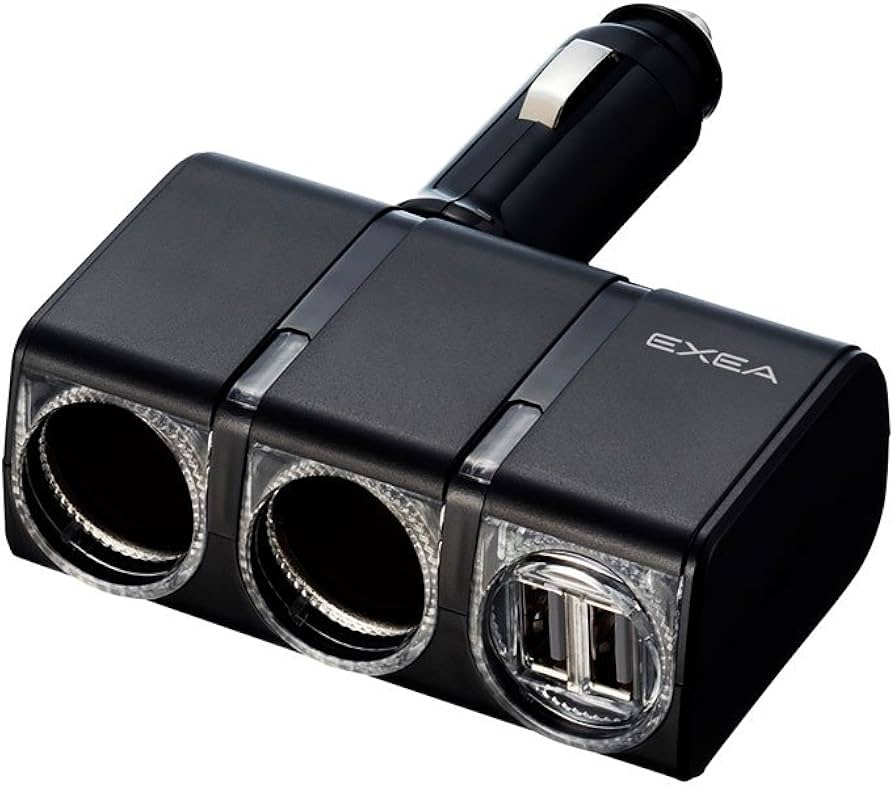 Amazon | 星光産業 EXEA 車内用品 電源増設ソケット USBバーチカル