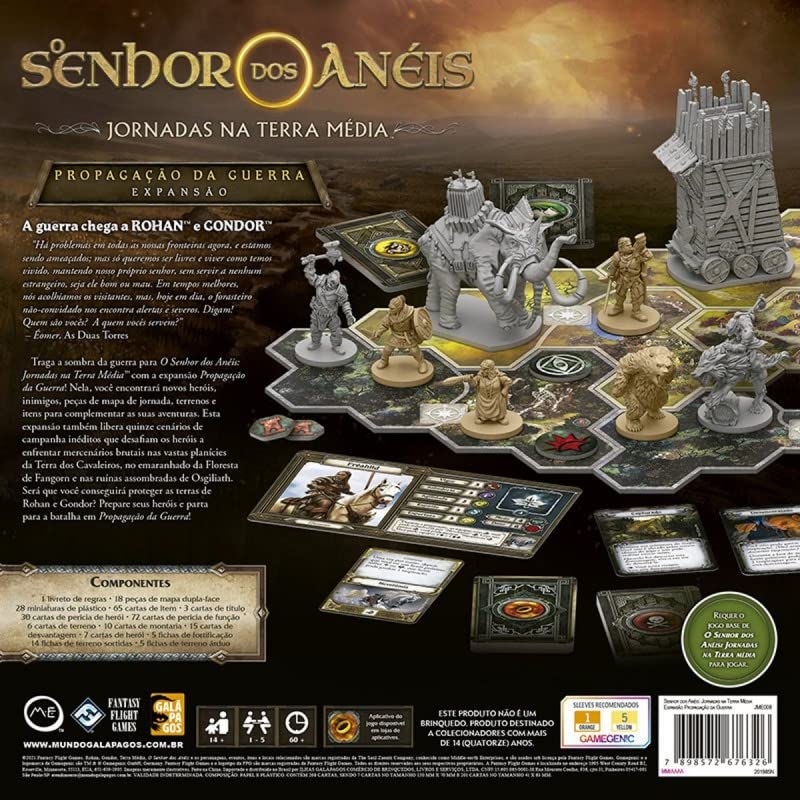Jogo De Tabuleiro Senhor Dos Aneis Senhor Dos Anéis