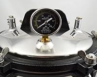 Vista 2 de Eléctrica calentada 4.7 galones (18L) esterilizador de vapor autoclave de acero inoxidable Shell presión Canner