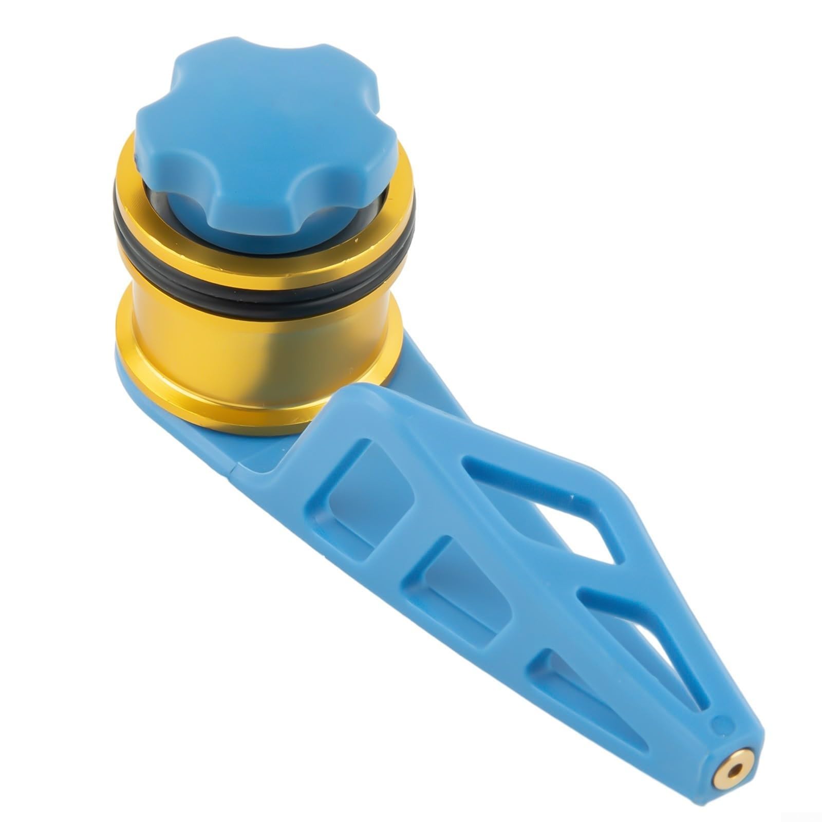 Zeroupshop Bobbin Knotter Multi Function Knot Assist, 0.3 To 3.0 PE Line Streamlined Design Prevent, PR Bobbin Knotter Line(blue)