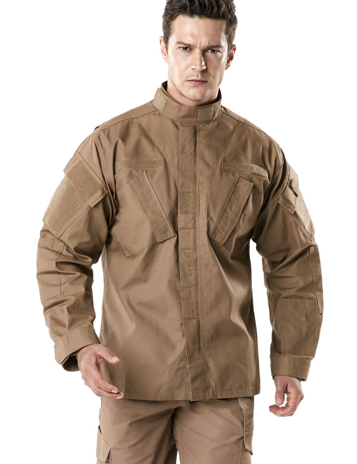 Snapklik.com : Mens Combat Military Jacket, Water Resistant Ripstop ...