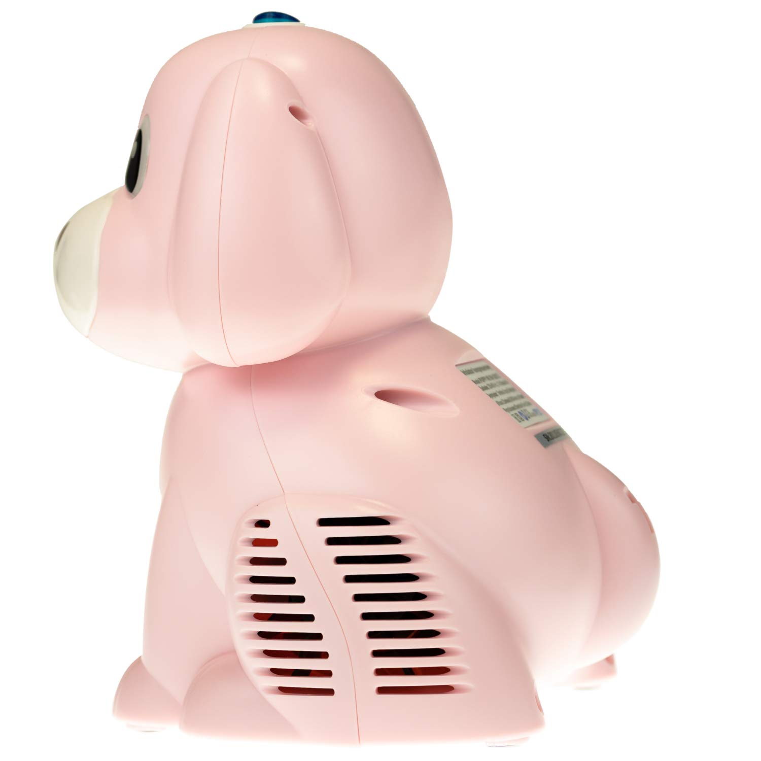 Omnibus BR-CN171 Inalatore Elettrico Puppy per Bambini e Adulti 2 Maschere Efficienza Design Divertente (Rosa)