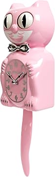 Kit Cat Klock Retro Pink