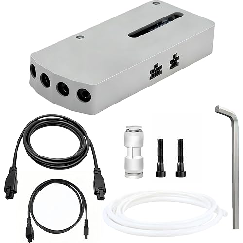 AMS Hub - AMS Filament Buffer 4-in-1 for Bambu Lab X1,P1P,P1S,A1,A1mini,H2D 3D Printer, Compatible with Bambu Lab AMS, AMS 2 Pro & AMS HT, Enables up to 16 Colors with 4X AMS Units