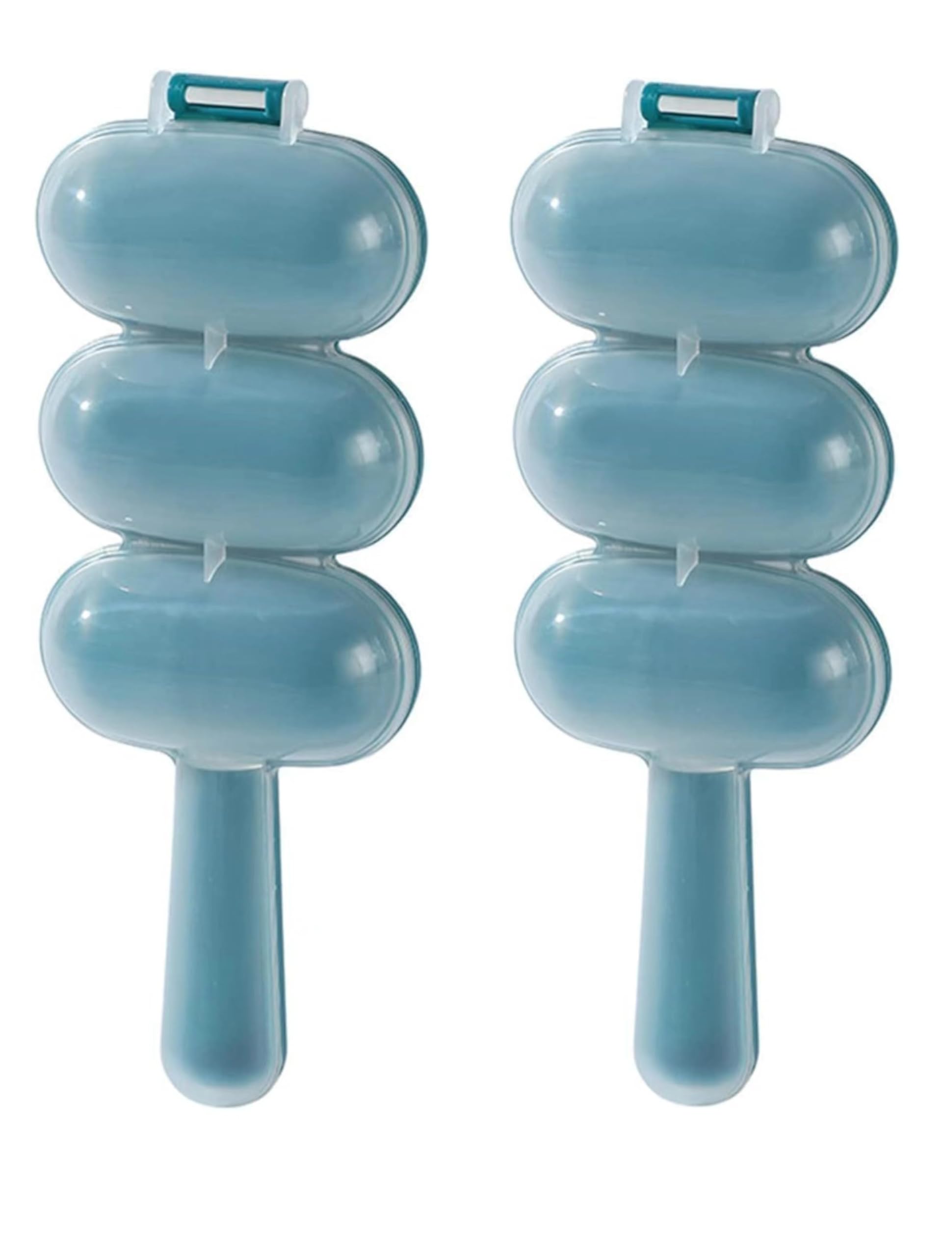 Blue Rice Ball Maker - Shake & Mold Rice Balls, Sushi Plates & DIY Kit