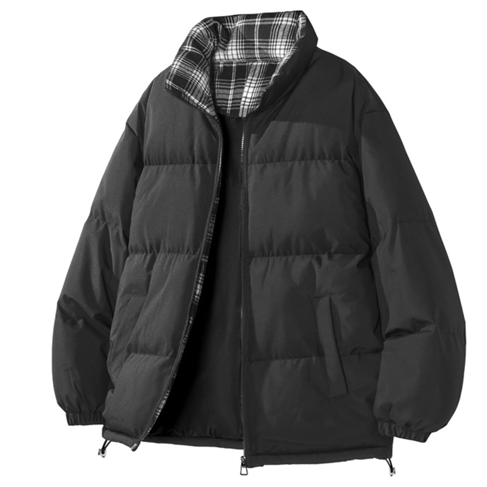 Blousons d'hiver doudounes pour hommes veste décontracté polaire mens
