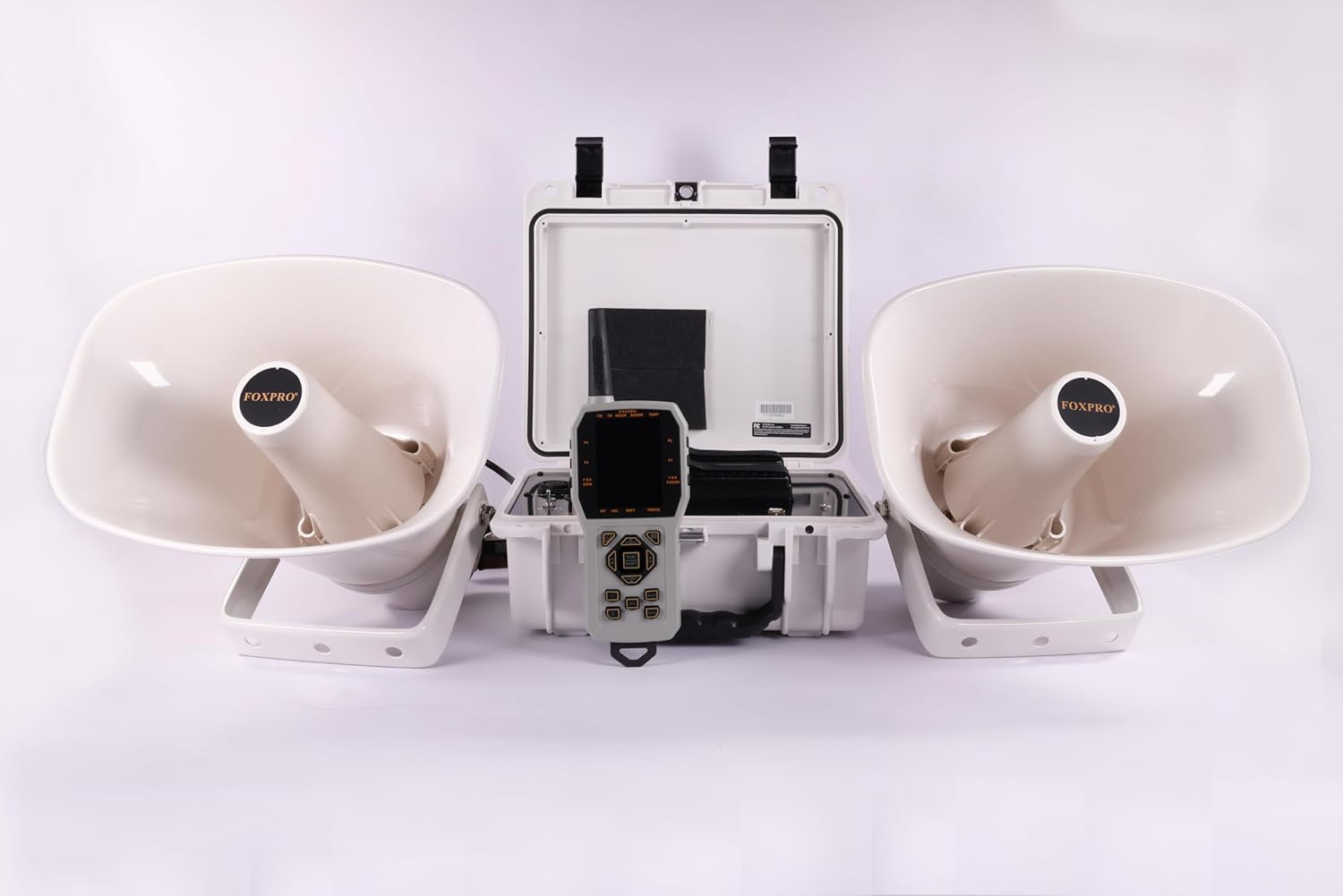 FOXPRO Snow Crow Pro Electronic Snow Goose and Crow Game Call Comes with 2 External Speakers and Remote