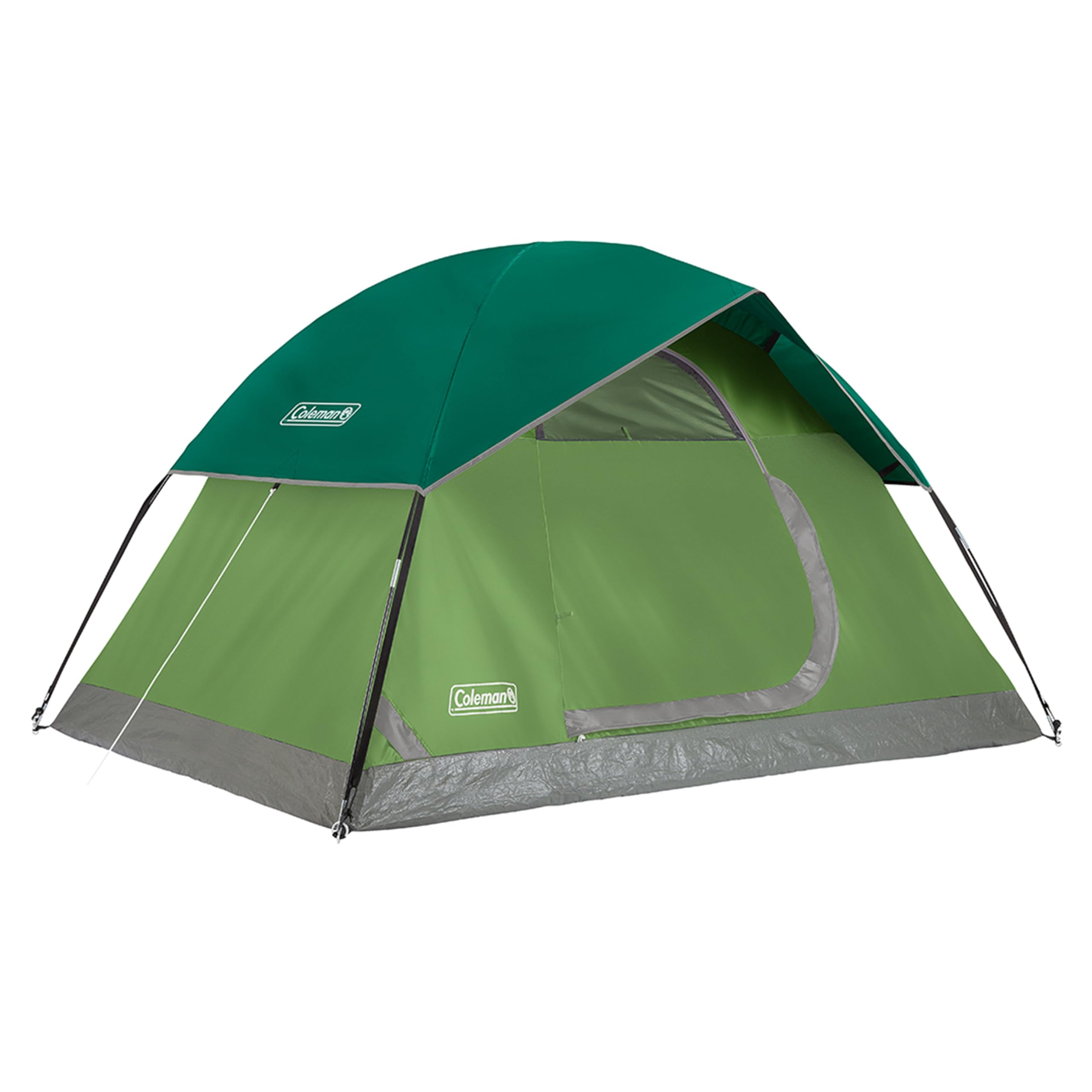 Coleman Sundome Camping Tent with Rainfly, 2/3/4/6 Person Tent Sets Up in 10 Mins, Weatherproof Shelter for Camping, Festivals, Backyard, Sleepovers, & More