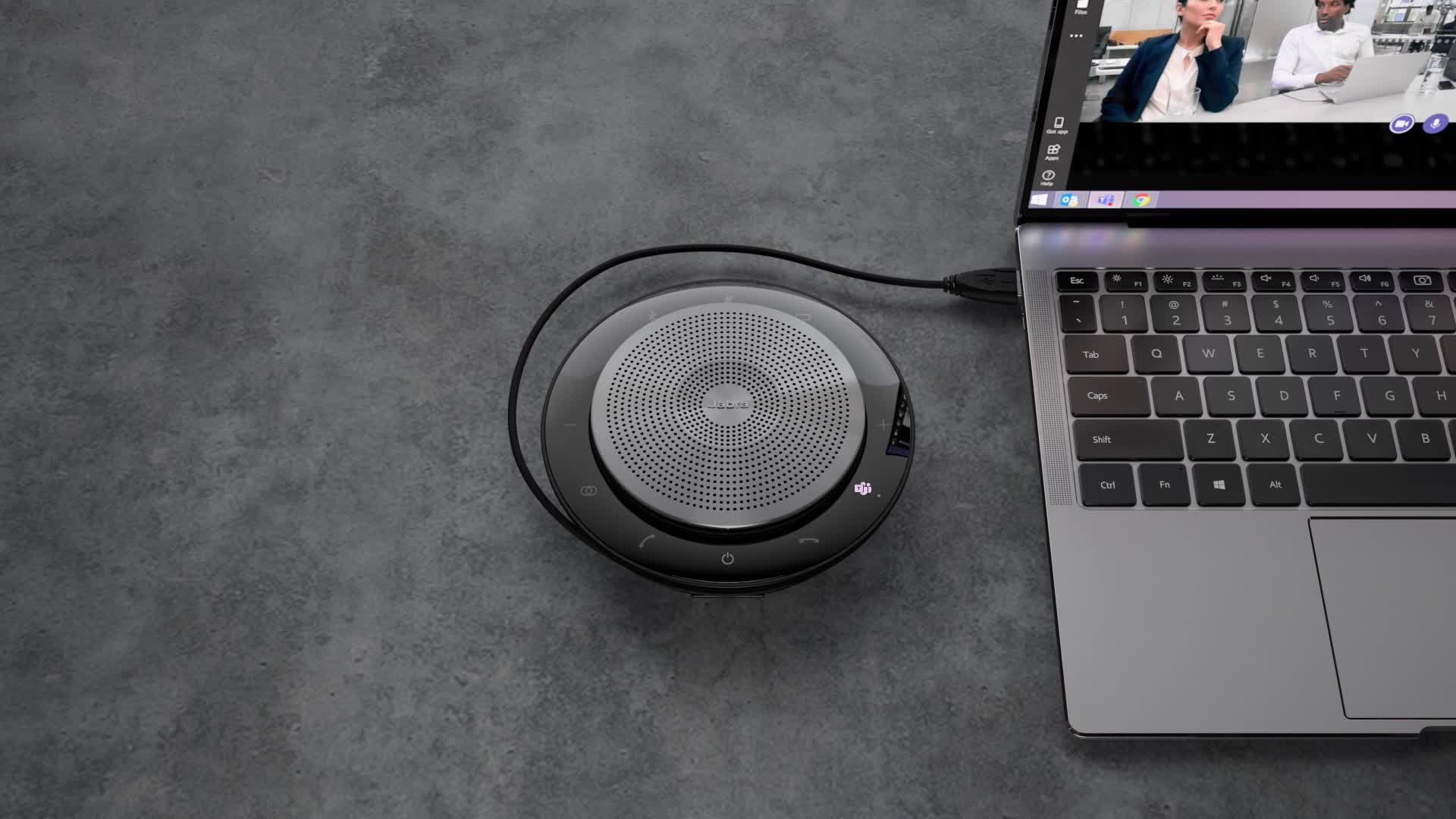 Jabra Speak 750 MS Wireless Bluetooth Speaker for Softphones and