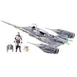 STAR WARS Epic Hero Series The Mandalorian's N-1 Starfighter Ship, 4-Inch Scale Grogu & Mandalorian Action Figures, Toys for Boys & Girls Ages 4+