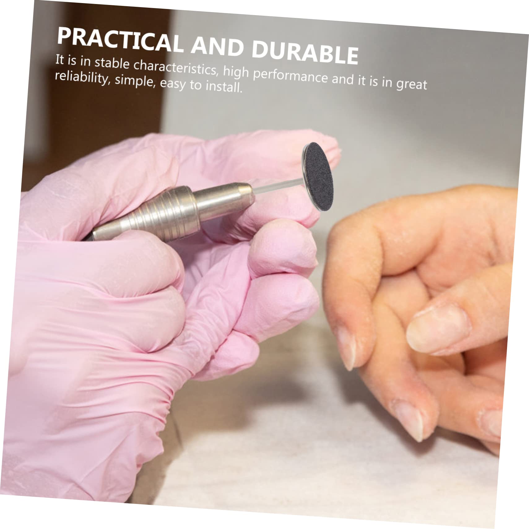 Healvian 4sets Dischi Abrasivi Per Manicure e Pedicure Con Accessori Per Fresatrice Elettrica Di Smerigliatura Professionale Per Unghie e Calli Con Dischi Grana Grossa e Flessibili