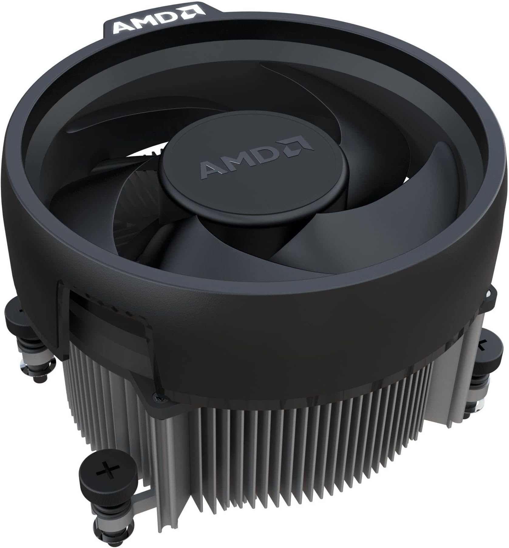 AMD Wraith Stealth Socket AM4 4-Pin Connector CPU Cooler with Aluminum Heatsink & 3.93-Inch Fan (Slim)