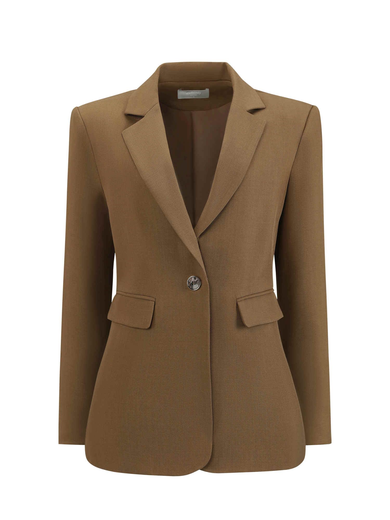 Womens Business Casual Blazer Open Front Long Sleeve Work Suit Jacket with Pockets