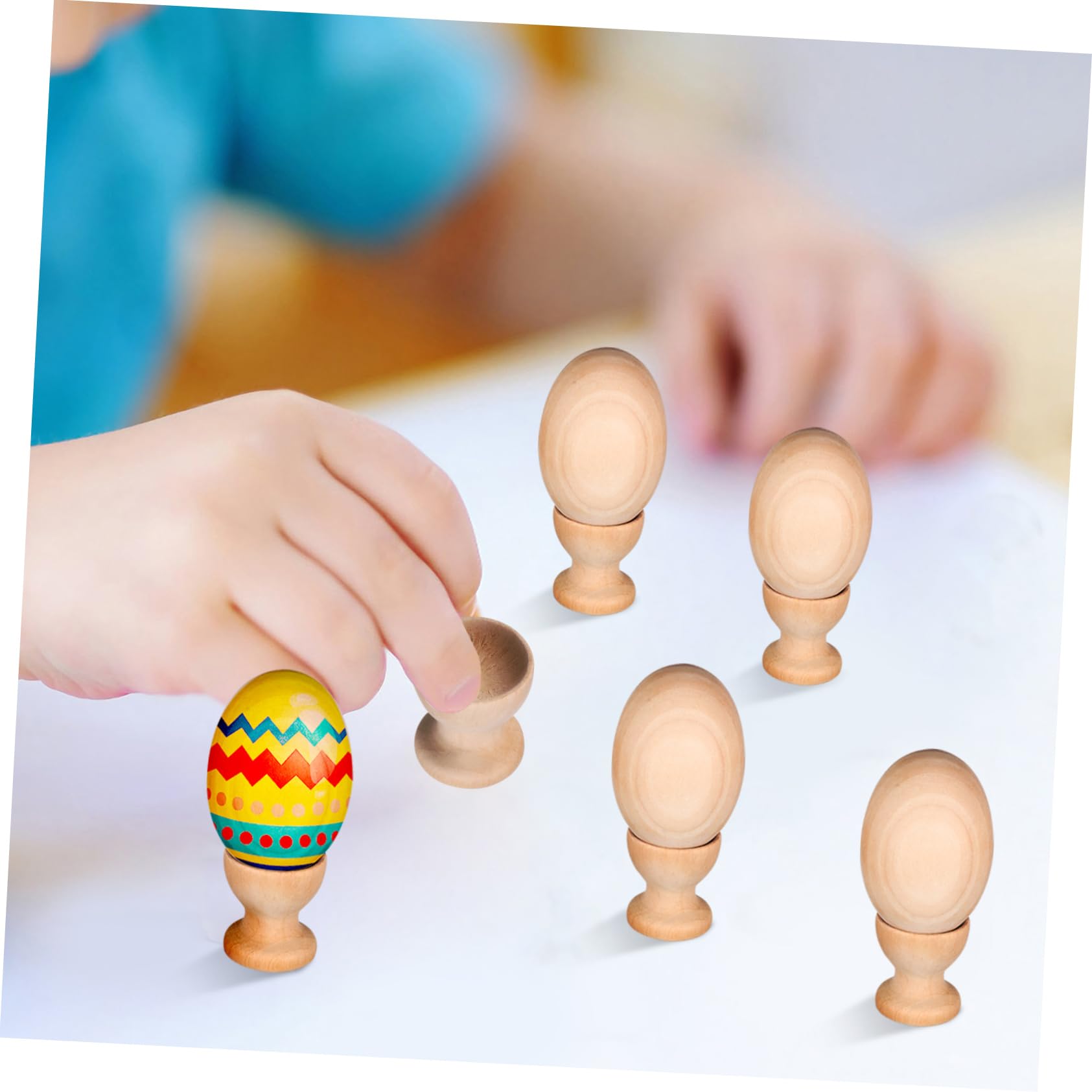 Toyvian 24pezzi Non Trattate Per Decorazione Portauova Per Attività Creative e Decorazioni