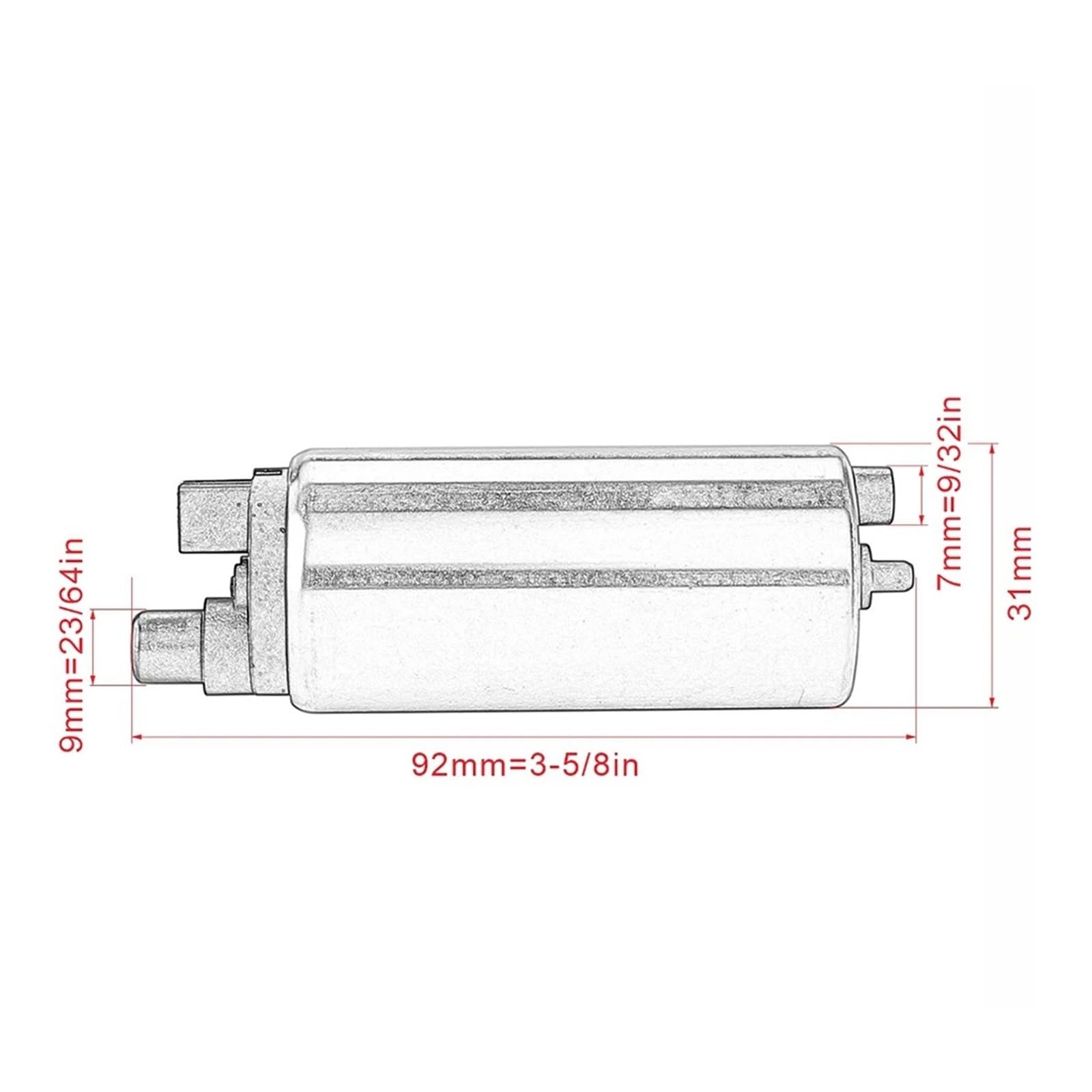 Para ANF Para ANF125 125 Para Innova NSS 250 Para NSS250 Para Forza 250 Para MF08 Para NCW50 Bomba de combustible de gas de 12 V Bomba Combustible Eléctrica