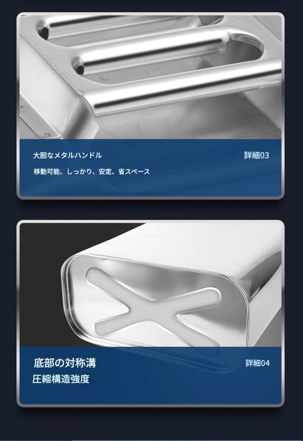 AZIEBAYステンレス製ガソリンバレル 10/20/30L、厚みのあるポータブルカースペア燃料タンク