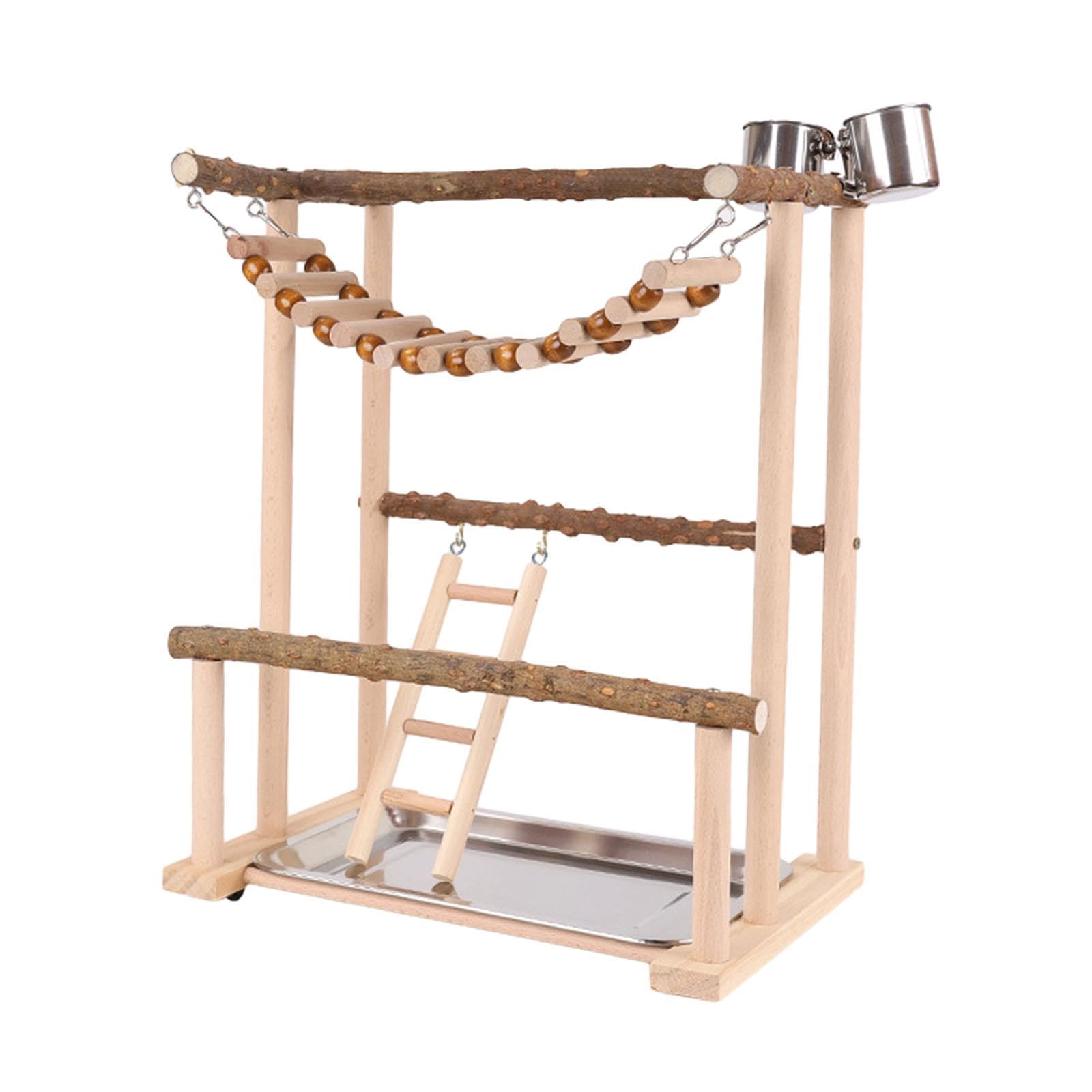 Qianly Area Giochi per Pappagalli, Stand per Parrocchetti