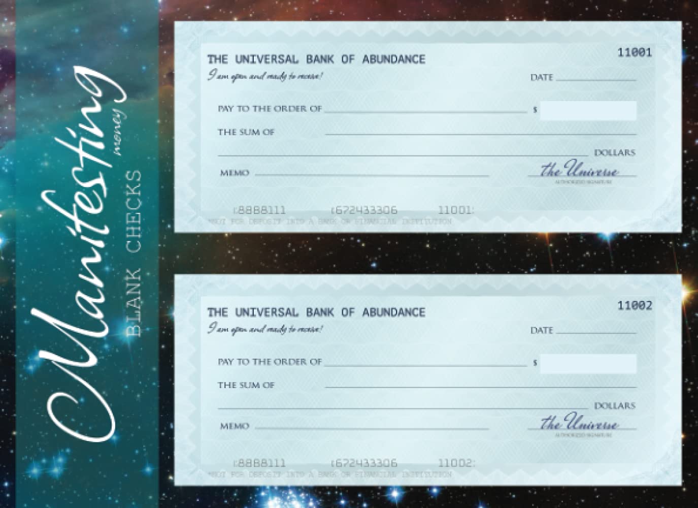 Samratanand Maharaj PressManifesting Money Blank Checks: The Secret Checkbook with 40 Law of Attraction Cheques to Manifest Your Dream Life and Financial Freedom