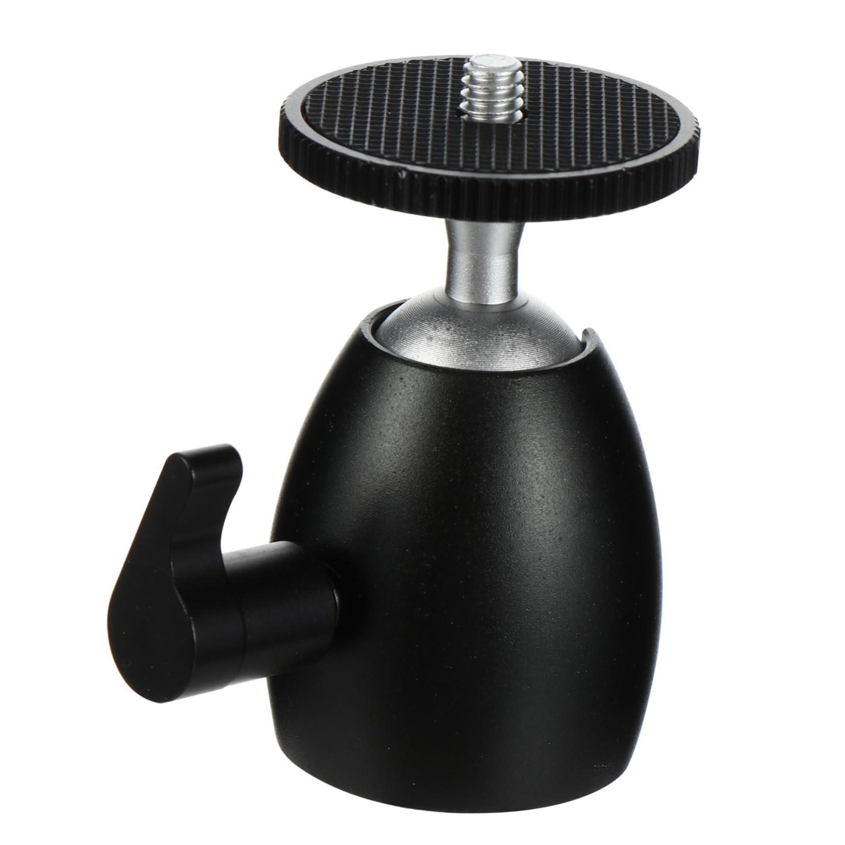 LALAFINA 2pcs Aluminum Mini Tripod Ball Head 1/4 Screw Lighting Tripod Ball Head Easy Rotatable Universal Camera Accessory Mount