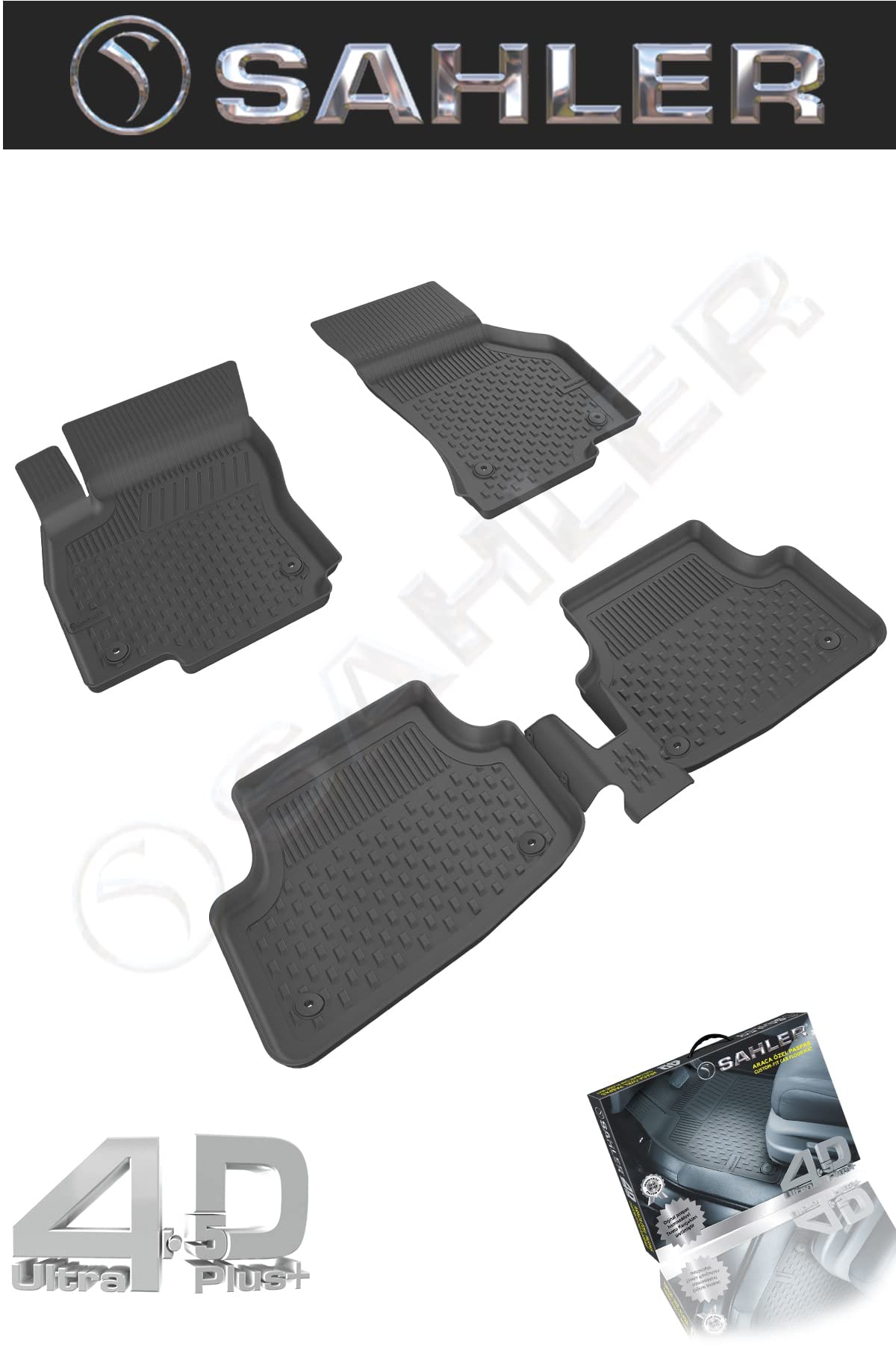 Sahler Audi A3 (2013-2020) ile Uyumlu 4.5D Oto Paspas