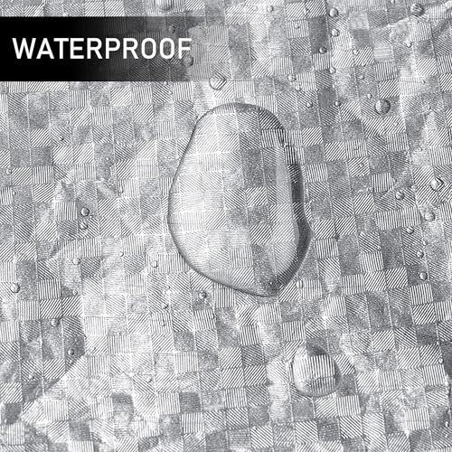 FZSECRIU 3 Paar Regenschutz Fahrradkorb, Wasserdicht, Aluminium, Grau, Lenkermontage, 7 kg Tragfähigkeit