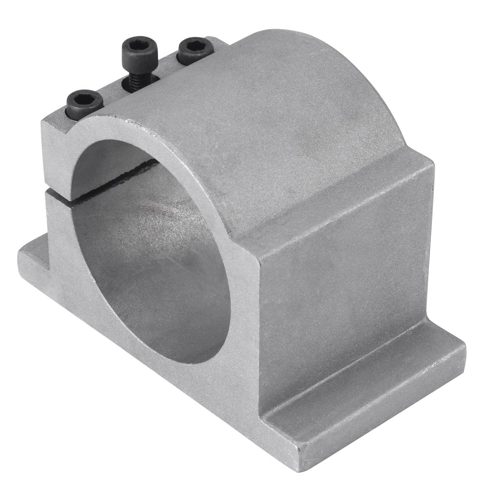 CNC, support de broche de fraisage, 80 mm de diamètre, pince de fixation en aluminium avec vis (80 mm)