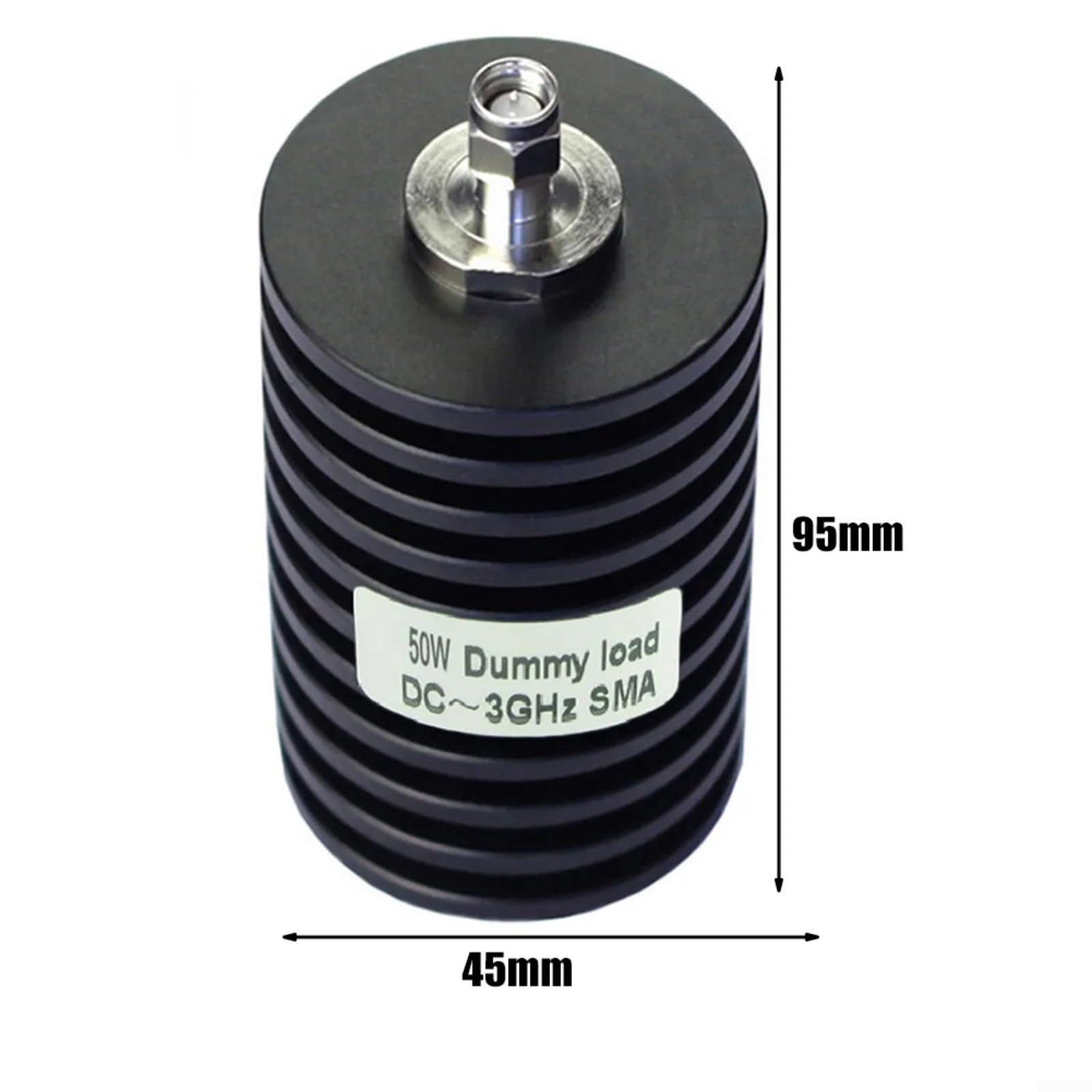 RF Koaxial Dummy Last Widerstand SMA Stecker Stecker Stecker 5-100 W 50 Ω DC-3 GHz rund(50W)