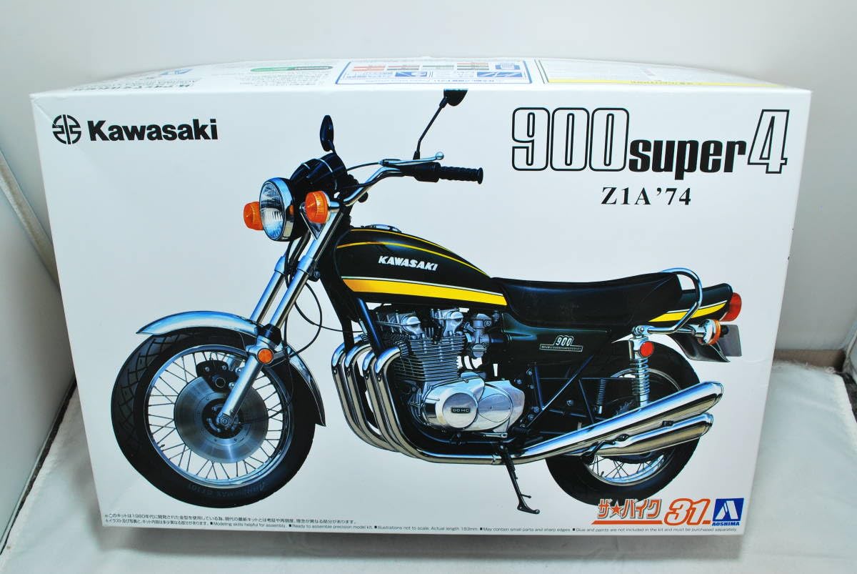 Amazon.co.jp: 未開封 アオシマ 1/12 カワサキ 900 SUPER4 Z1A