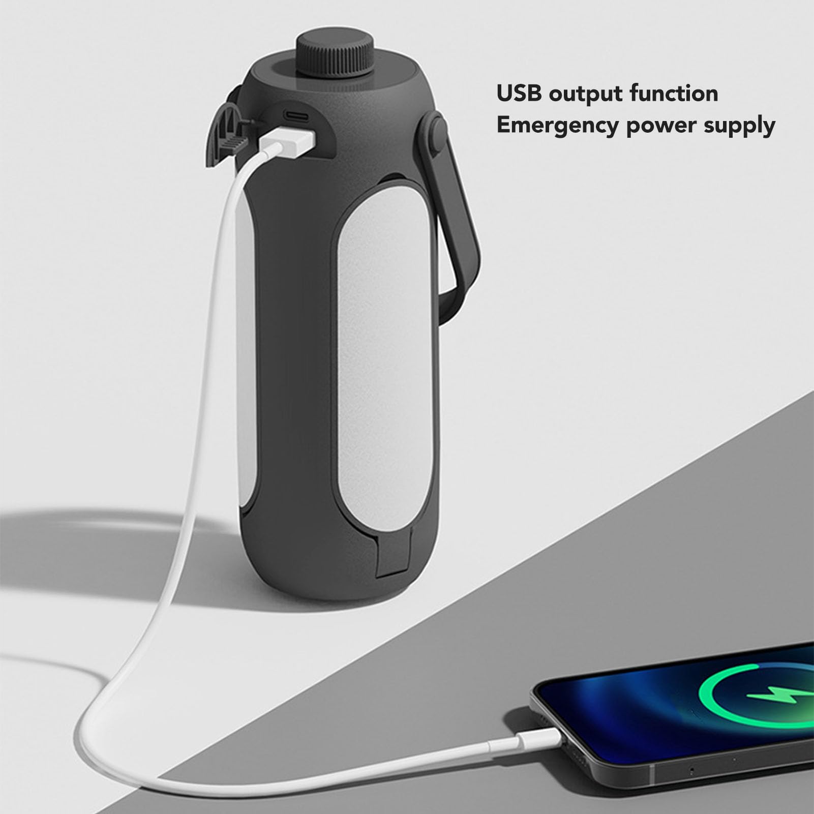 Składana Lampa Kempingowa, 10000 MAh USB Akumulator Wodoodporna Latarnia Kempingowa LED 720 Lm Możliwość Przyciemniania 4 Tryby Oświetlenia Wisząca Lampa Namiotowa na Huragany