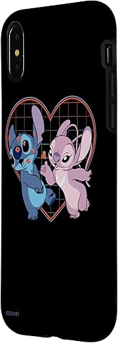 Miniatura 8 de Funda para iPhone 13 Pro Max Disney Lilo y Stitch Angel Heart Kisses
