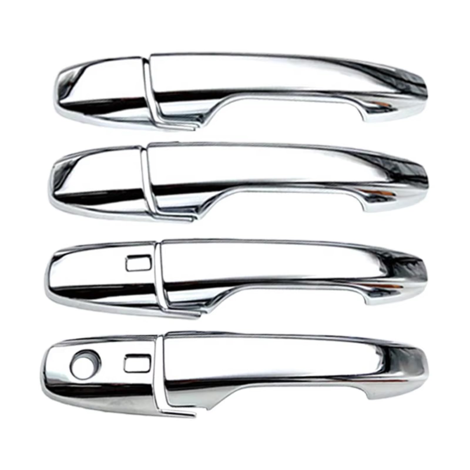 Jjrfvbgt Silver Door Handle Trim Compatible With Toyota For Yaris For Ativ For Vois 2022 2023 Abs Chrome Styling Accessories Car Exterior Door Handle Cover(Silver)