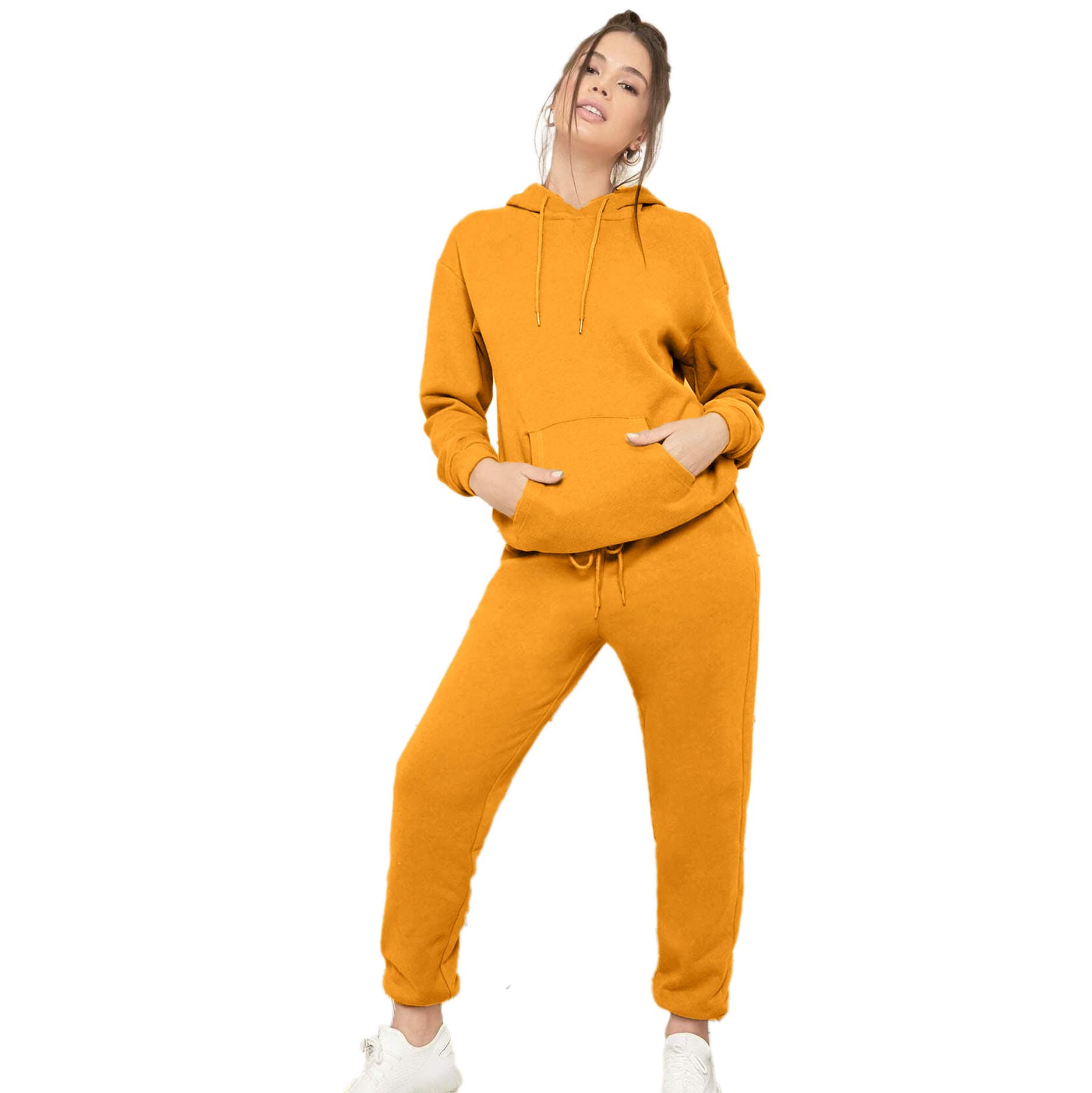 notwild Hoodie Trouser Set for Women | Winter Sweatshirt Track Pant Combo Winter wear |-picture-10