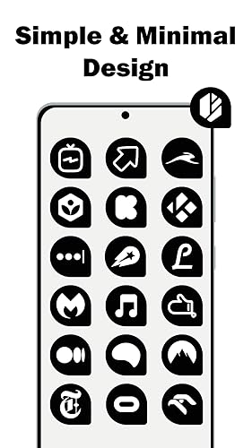 Teardrop Black - Icon Pack
