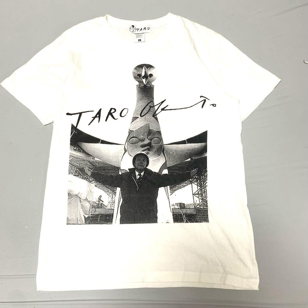 Amazon.co.jp: 岡本太郎 太陽の塔 フォトT tシャツ Lサイズ