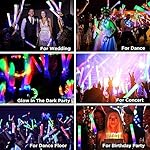 16Pcs 16 Inch Giant Party Foam Glow Sticks, Led Light Up Wedding Glow Sticks Bulk, 3 Colorful Flashing, Work 8hrs, Glow In The Dark Party Supplies Favors For Wedding/Birthday/Concert/DJ - Image 2