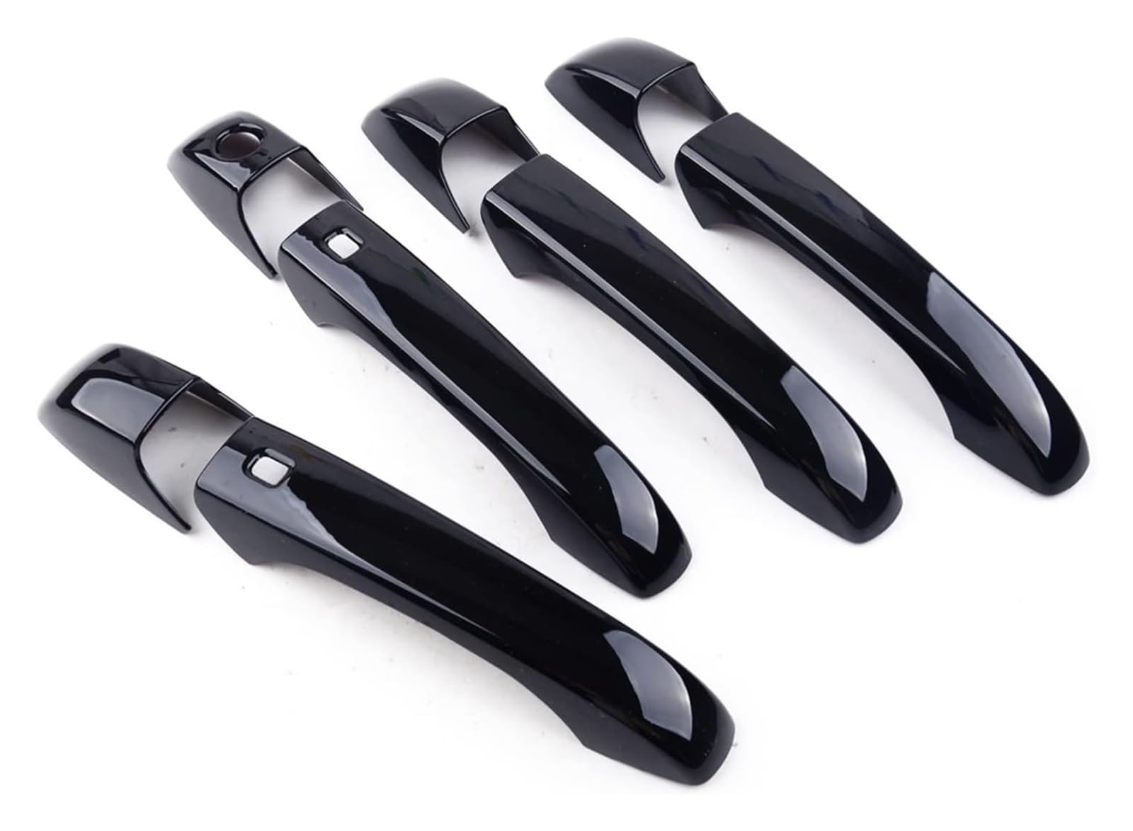 Qwqthgs One Color Car Exterior Door Handle Cap For Grand For Cherokee For Dodge For Durango 2011-2019 8Pcs Car Gloss Black Door Handle Cover Trim
