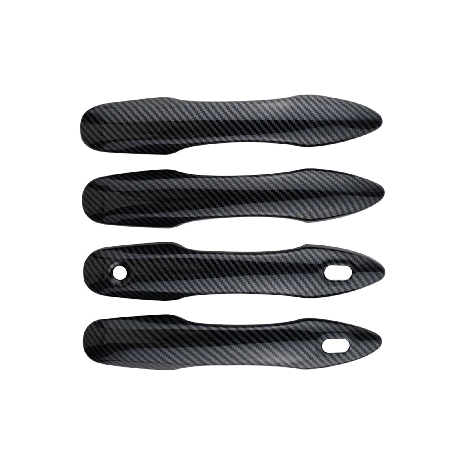 FNCVTM Sliding Exterior Handle for Toyota for Corolla for Cross XG10 2021-2024 Door Handle Cover Decoration Sticker Trim Styling Exterior(Carbon Fiber Black)