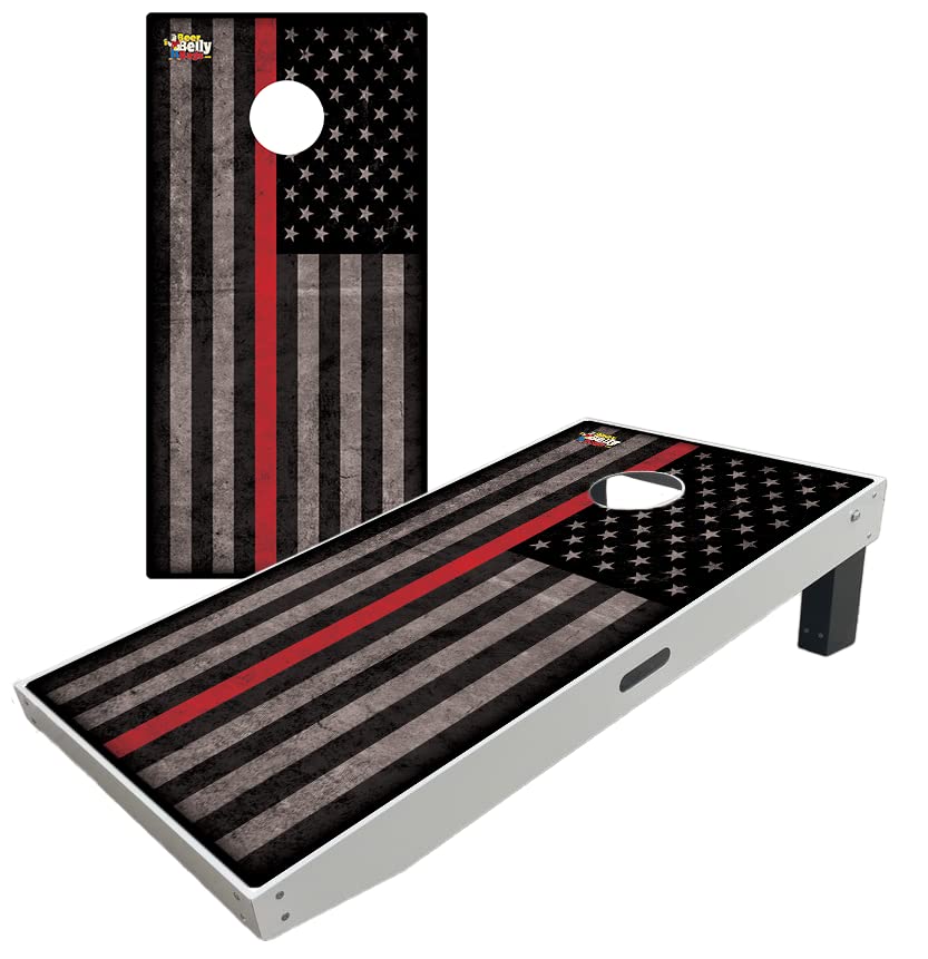 Beer Belly Bags All-Weather 2x4 Regulation Set - Professional Tournament Premium Grade Corn Hole Board for Sports Competition, Tailgate Party - Waterproof and Durable