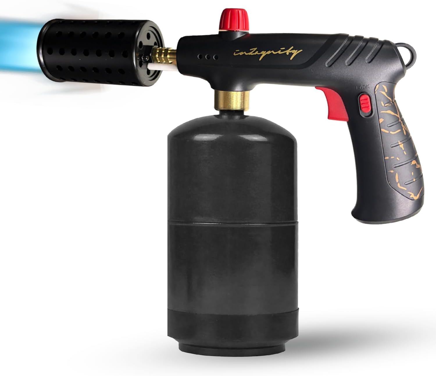 inZaynity BLAZER PRO – High Power Propane Torch with Adjustable Flame | Professional Torch for Searing, Grilling, Camping, Welding & Outdoor Use - Propane Tank Not Included