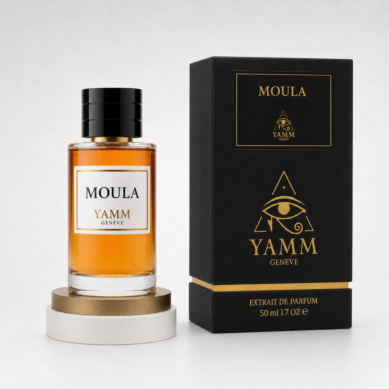 Moula – Extrait de Parfum – Caramel & Fruits Rouges – 50 ml | Accord gourmand fruité riche et généreux, à la tenue durable, avec caramel, fruits rouges, vanille Bourbon et oud.