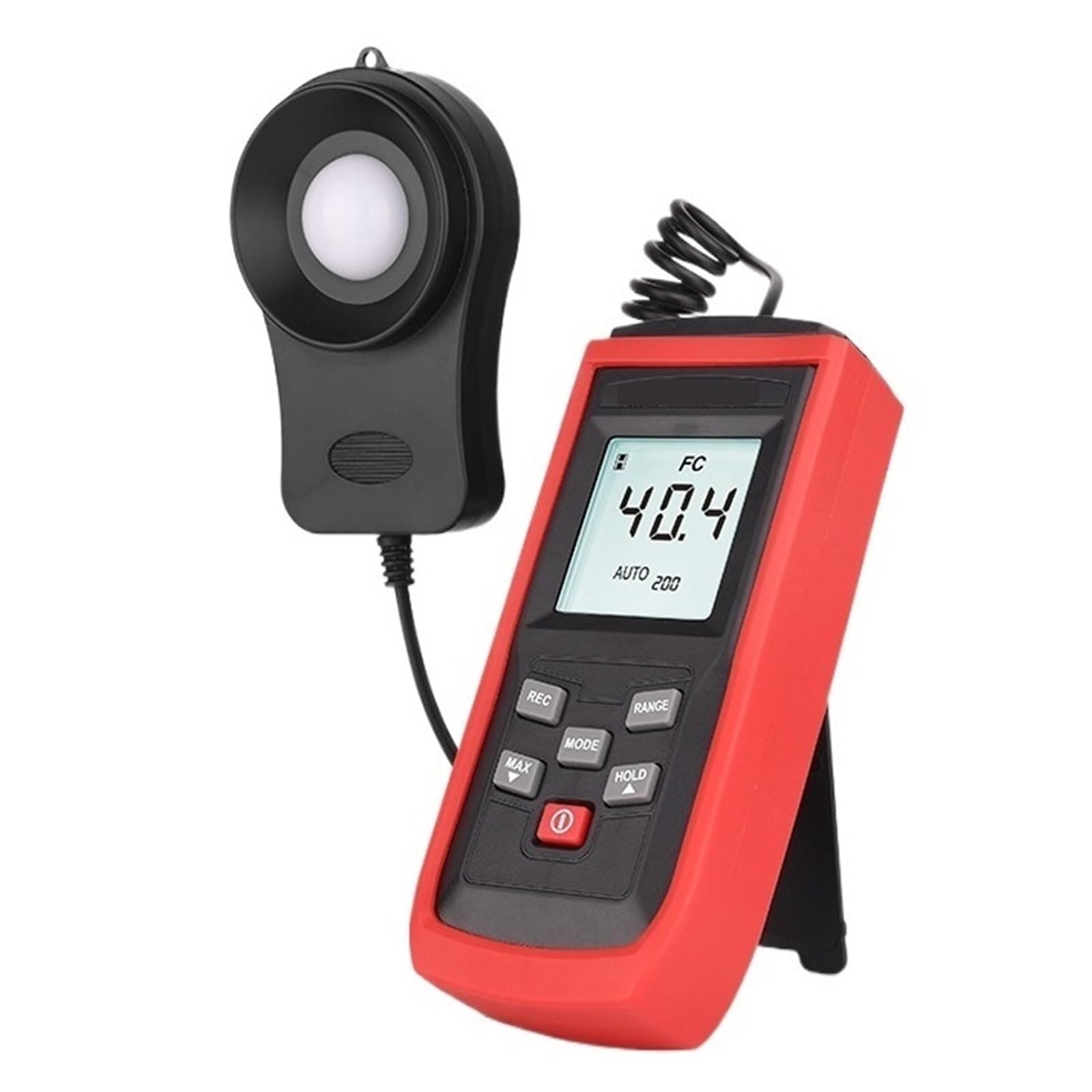 Luxometro Digitale Luxmetro Professionale Misuratore Di Luce Portatile Ad Alta Precisione Illuminometro Fotometro 100000LUX Ampia Gamma, Alta Precisione(TA8121 Standard Type)