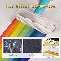 Vista 2 de Pet Hair Remover, Dog Cat Hair Remover, Cleaner pro pet Hair, Portable Lint Brush Remover -Gzcik.W Reusable Double Sided Fur Remover for Furniture
