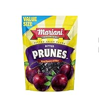 Vista 1 de Mariani Ciruelas pasas sin hueso Frutas secas Aperitivo saludable, vegano y sin gluten para niños y adultos Sin azúcar añadido 32 onzas