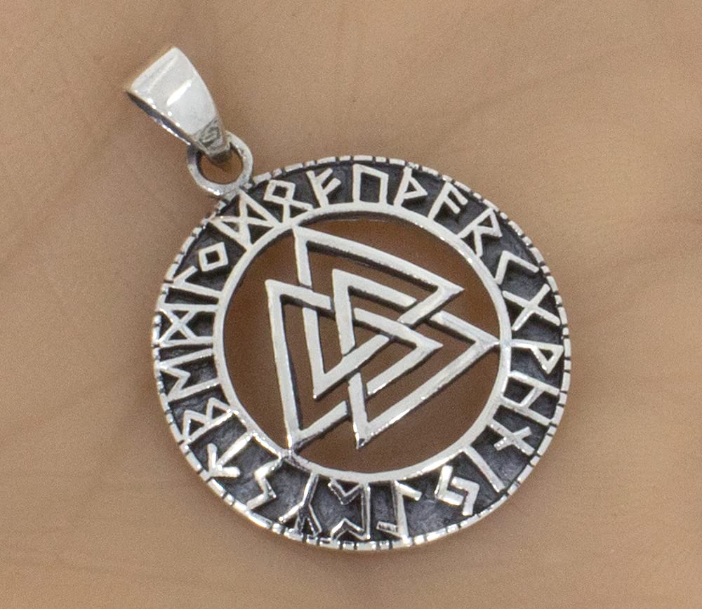 AFP Anhänger Runen Wotansknoten 925 Sterling Silber AS-566-1