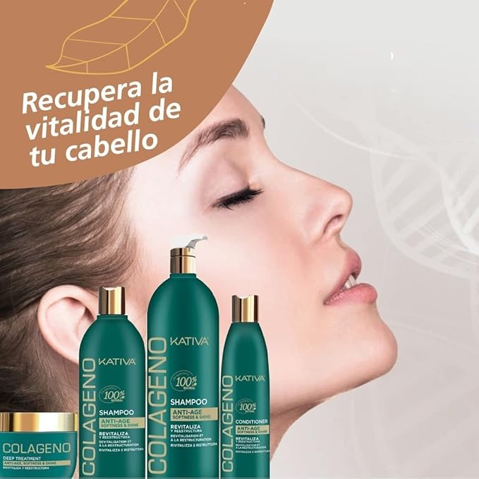 KATIVA Colagen - Mascarilla para el cabello (16.9 fl oz, 16.9 fl oz) :  Belleza y Cuidado Personal - Amazon.com