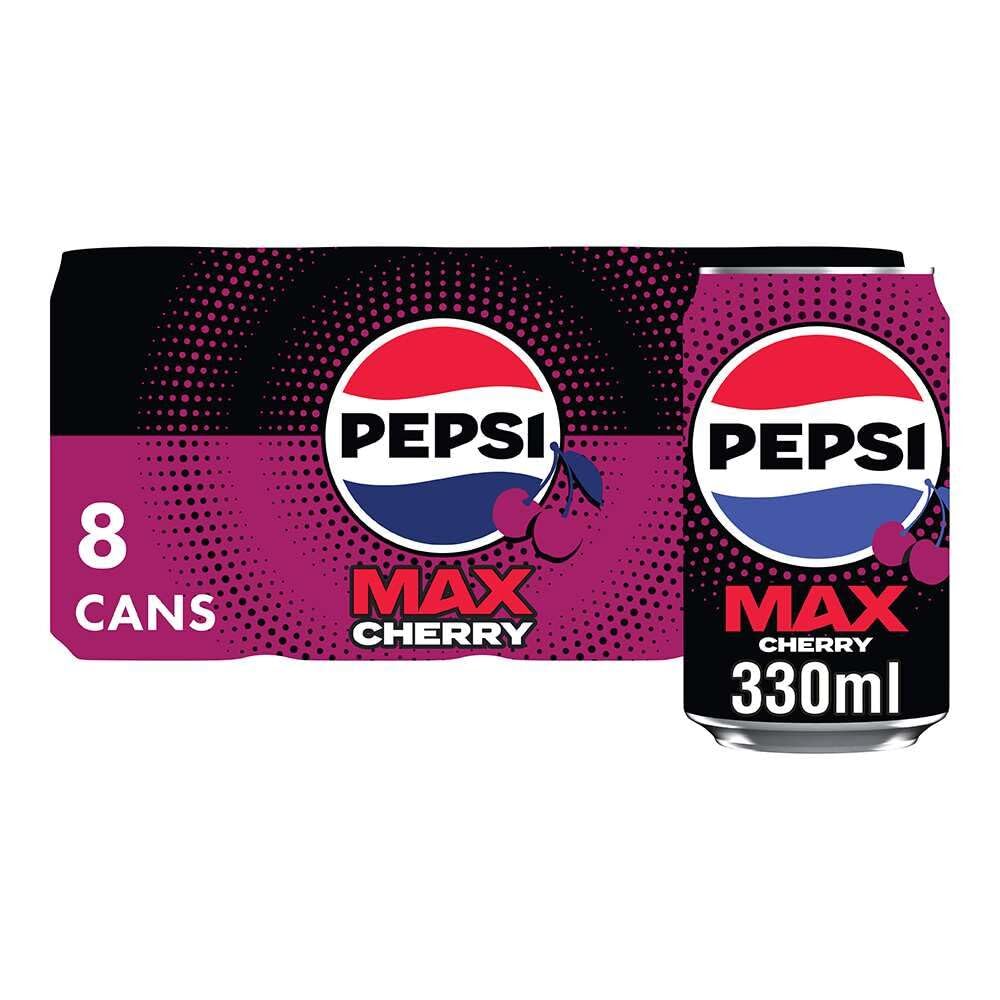 Max Cherry Maximum Cherry Cans, 8 x 330ml