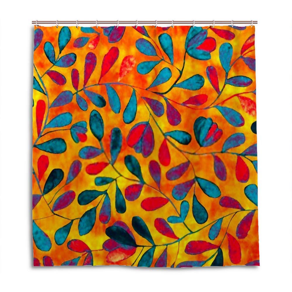 Rideau de douche en polyester de qualité supérieure aquarelle