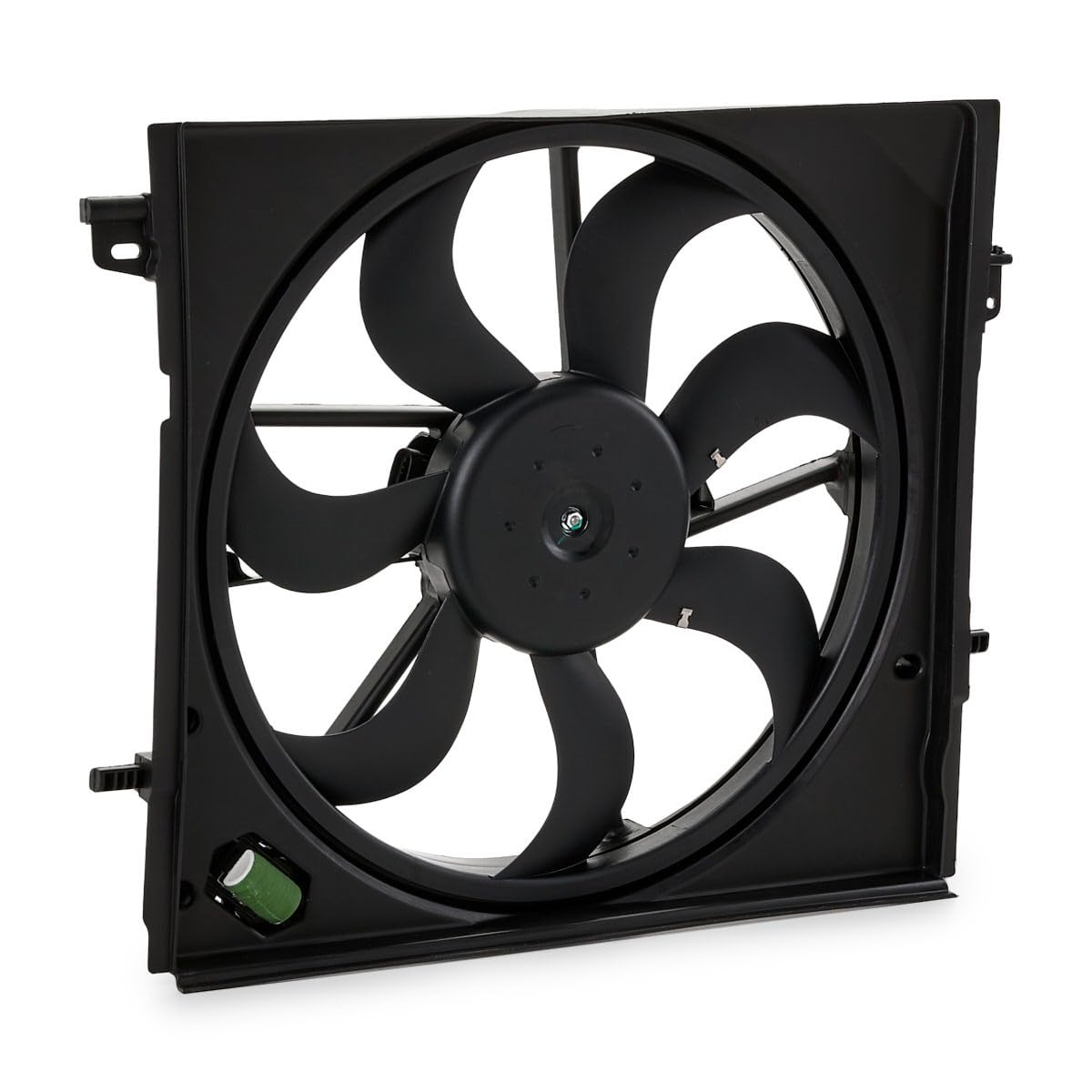 RIDEX 508R0229 Ventilador de motor con soporte con bastidor radiador (armazón) Compatible con NISSAN Qashqai II J11, J11