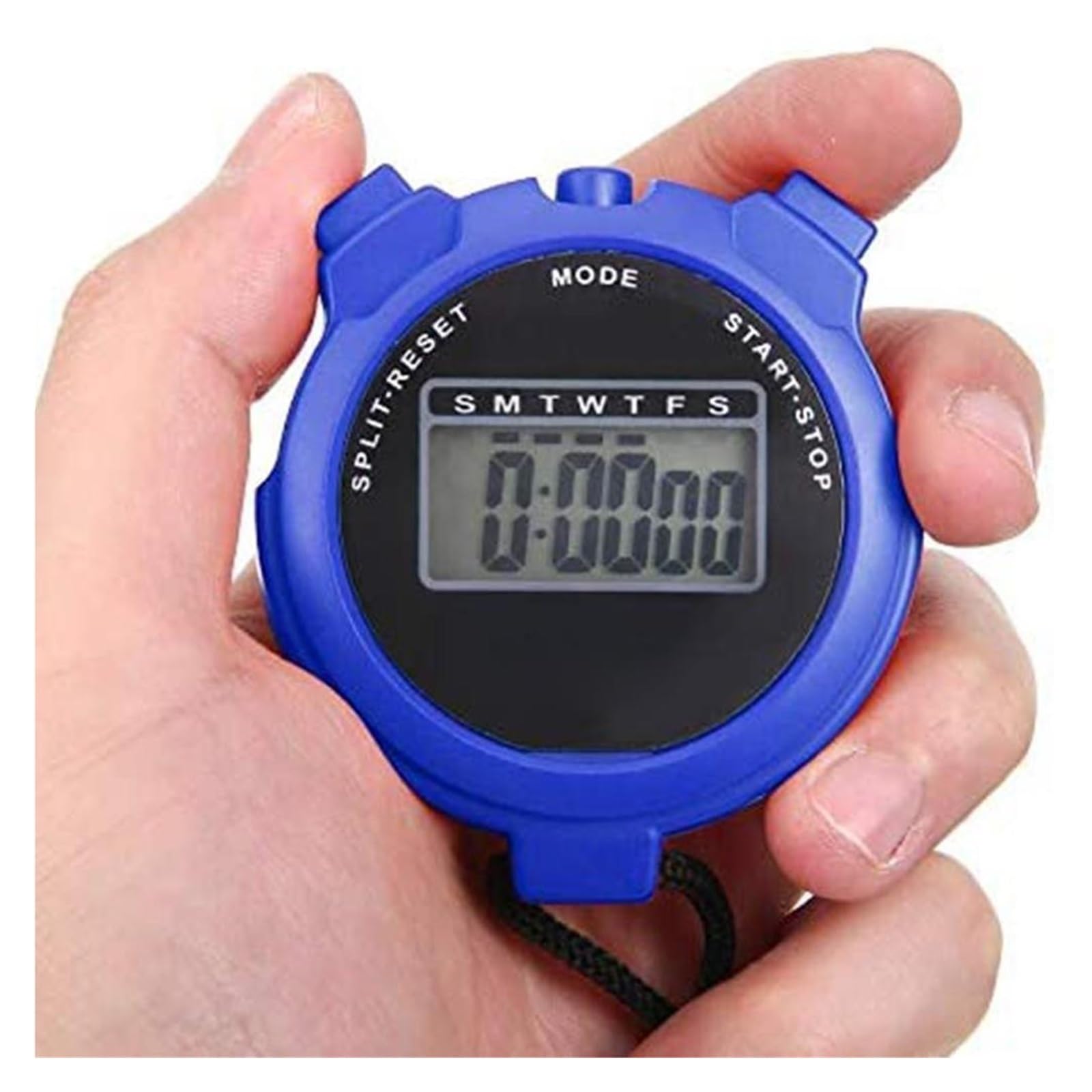 cronometro, Cronometro sportivo digitale Timer da corsa Dispositivo di(Black)