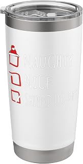 Nice Naughty Skipped Leg Day Christmas List Shirt Xmas Stainless Steel Insulated Tumbler